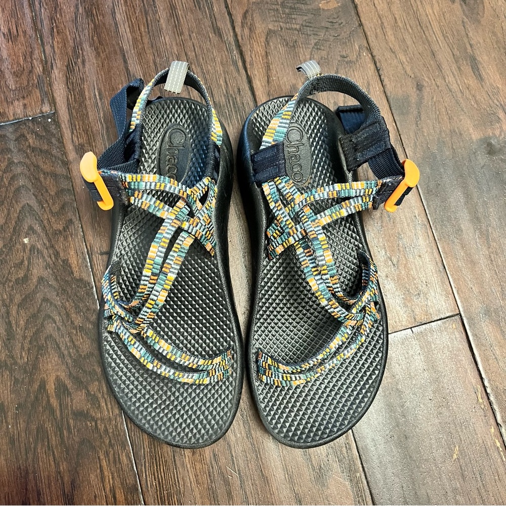 Chaco Strappy Sandals with Multicolor Design